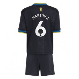 Manchester United Lisandro Martinez #6 Derde tenue Kids 2025-26 Korte Mouw (+ Korte broeken)